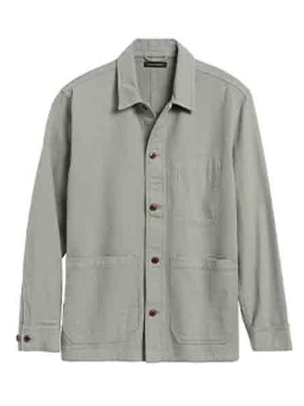 NWT Banana Republic Men's Olive Green Button-Up Shirt Jacket